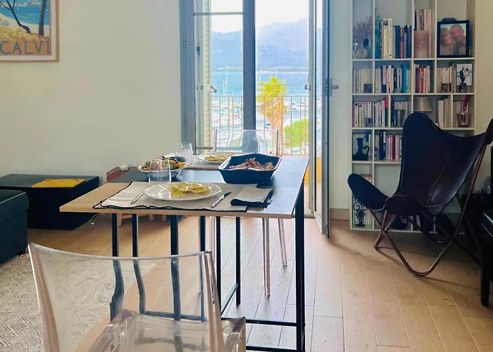 Apartmán Superbe Vue - Terrasse Et Parking Calvi (Corsica)